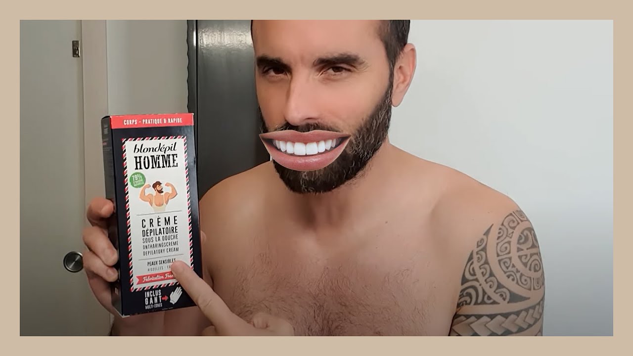 Je teste la crème dépilatoire Blondépil Homme !