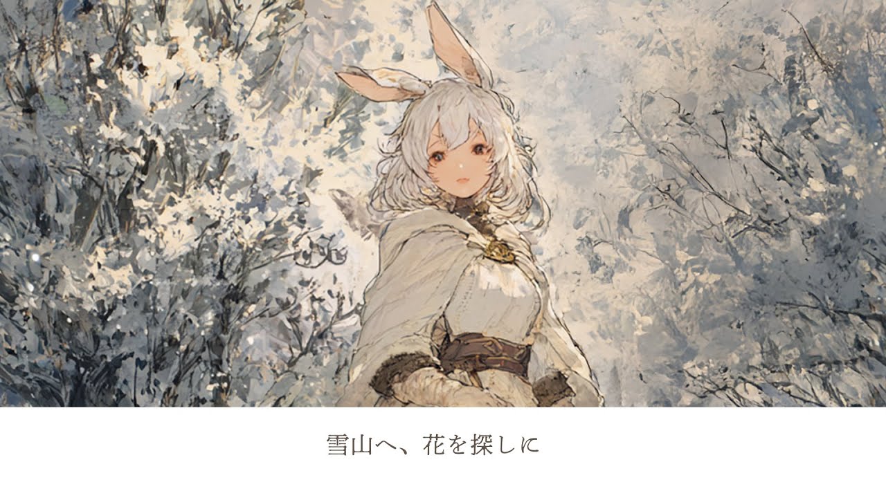 【1時間】Luca’s Notes｜花を探して雪山へ ― 祝祭前夜の静かな旅路BGM | Winter Field Ambient for Study & Focus