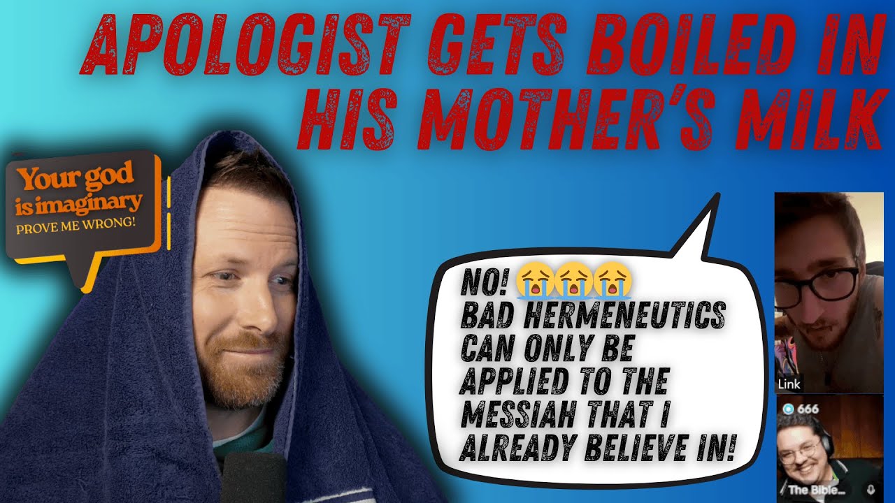 Apologist DESTROYED by Jesus' failures! (Featuring @TheBibleGuyOfficial)