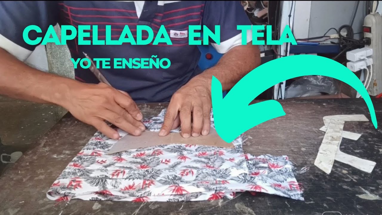Como hacer capellada en tela