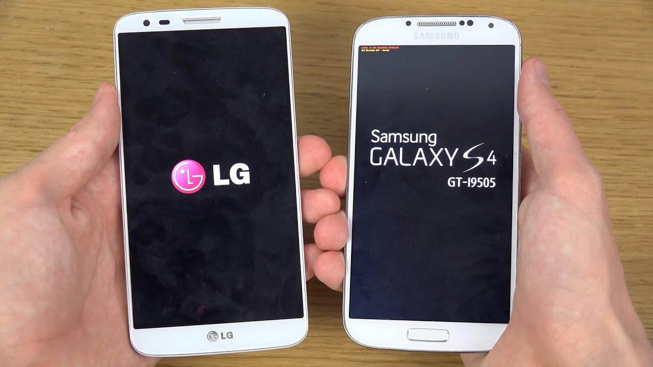 LG G2 против Samsung Galaxy S4 — что быстрее?