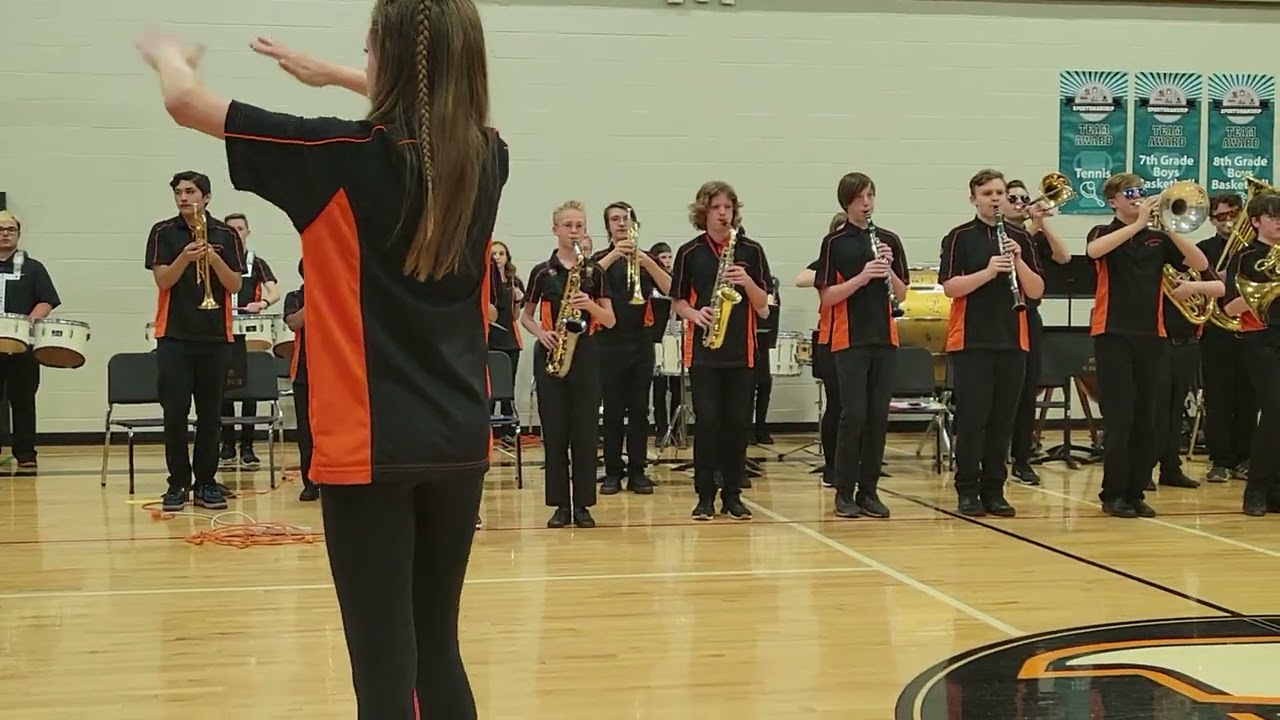 Evergreen M.S. Marching Band--Spring 2022 (The Final Countdown)