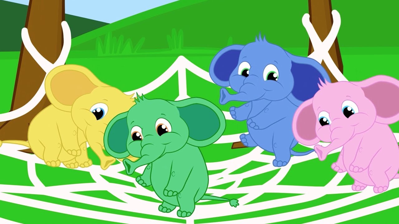 Um elefante se Balançava + 15 minutos de musica infantil com Os Amiguinhos