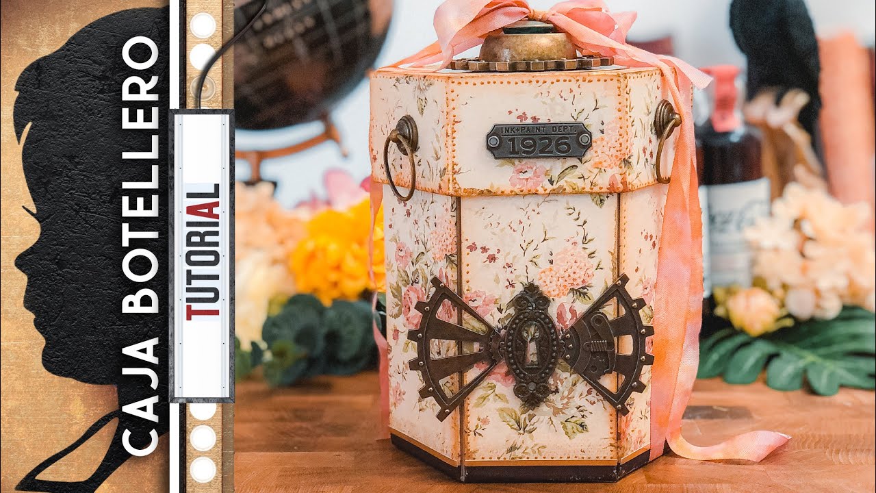 Tutorial explosion box de cartonaje portabotella