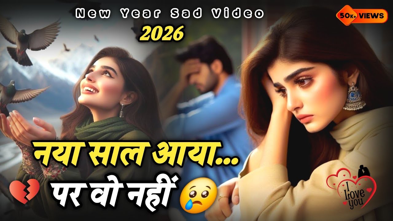 नया साल आया पर वो नहीं | Happy New Year Shayari | नए साल की शायरी 2026 | Dard bhari shayari 2026 