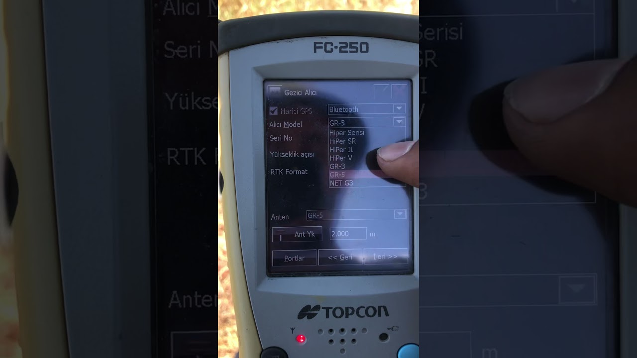 RTK kurulumu ve plankote çalışması