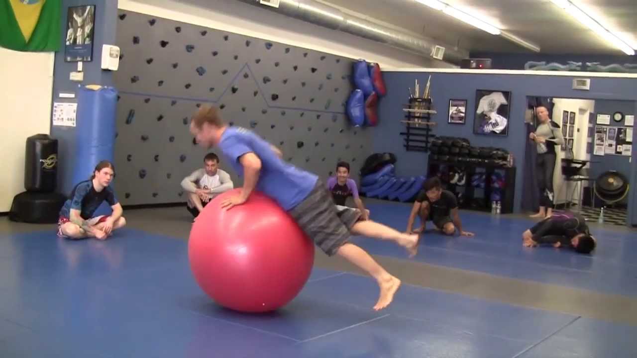 Jeff Glover Stability Ball Work at 10th Planet Burbank