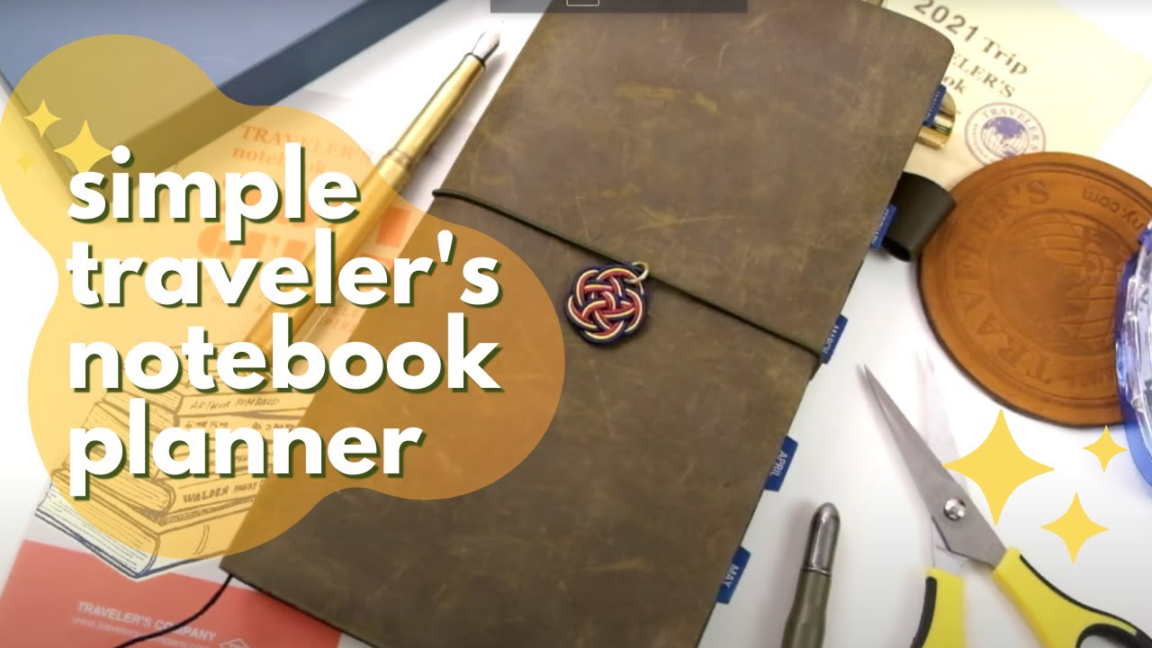 2021 Simple Traveler's Notebook Planner Setup