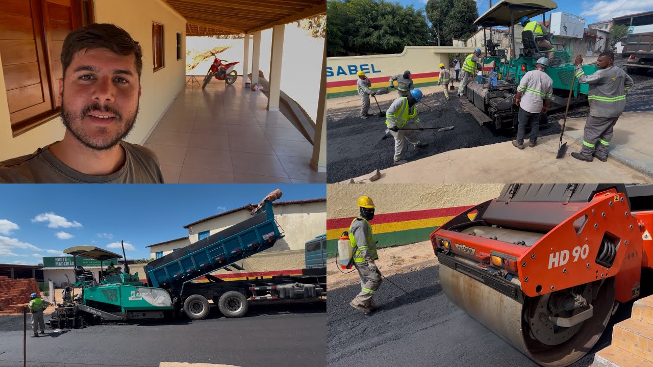 ASFALTANDO AS RUAS DE RAINHA ISABEL !!!