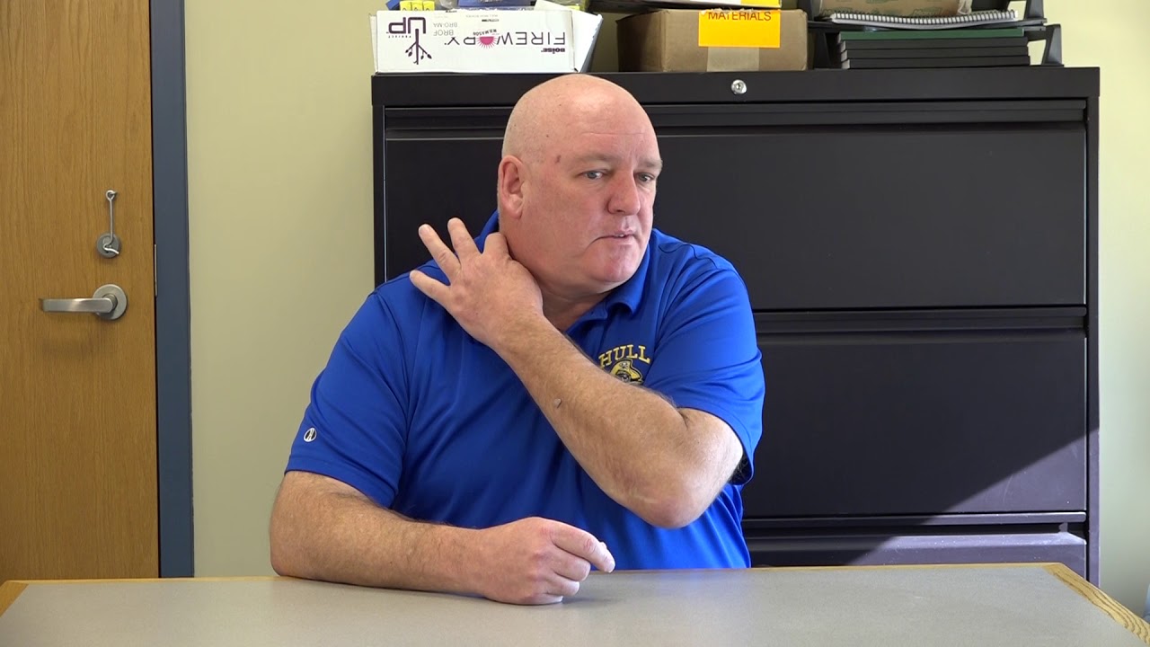 Hull High School Athletic Director Scott Paine