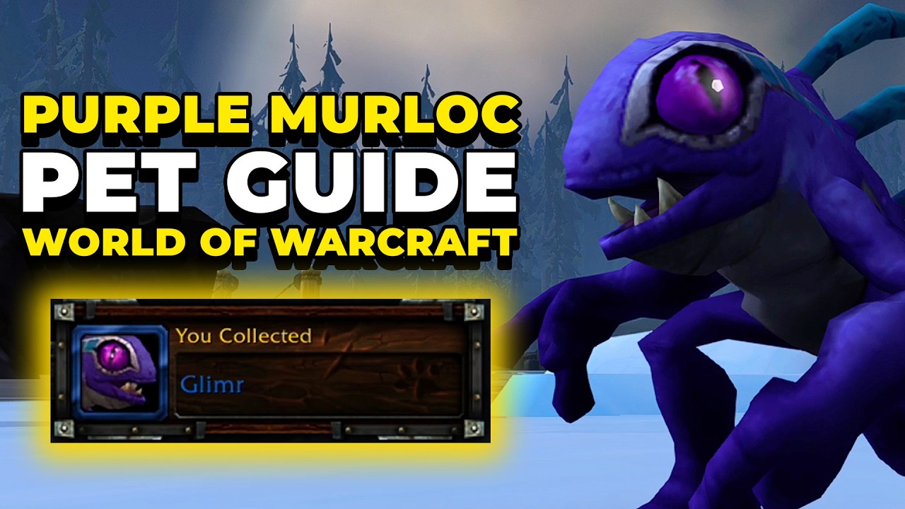 Как разблокировать секретного фиолетового питомца-мурлока в World of Warcraft