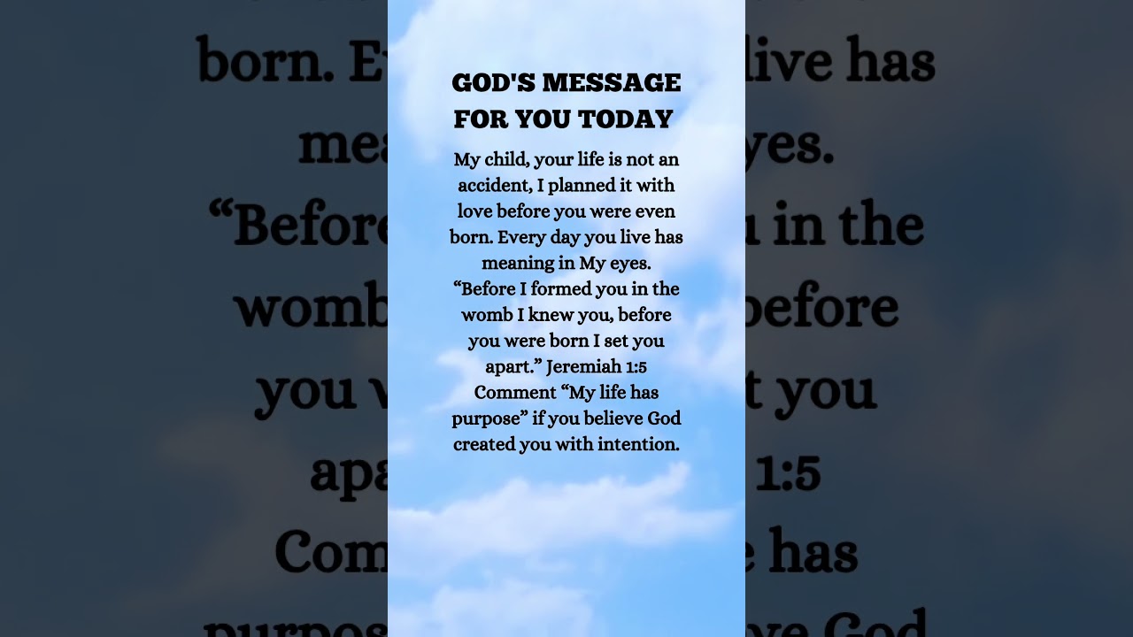 God's message for you today. #motivation #encouragement #quotes #godsays #foryou #viral #moodlifter