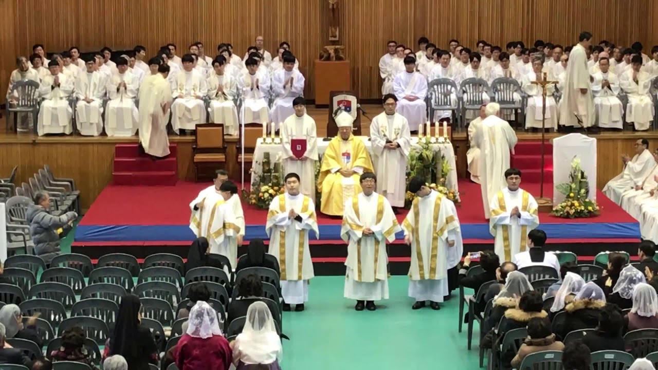 2019 1 천주교 마산교구 부제서품식 2