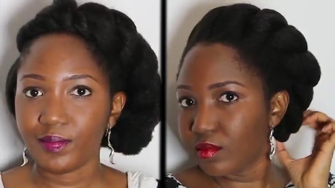 Big side flat-twist : coiffure protectrice en 10 min | Coiffure cheveux crépus