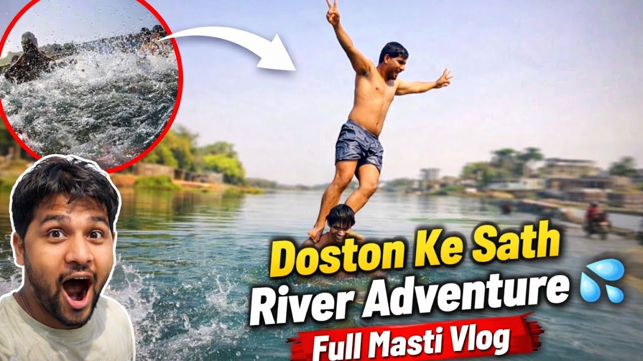Doston Ke Sath River Adventure 💦 | Full Masti Vlog | Village River Fun 2026 #youtube #viralvideo 