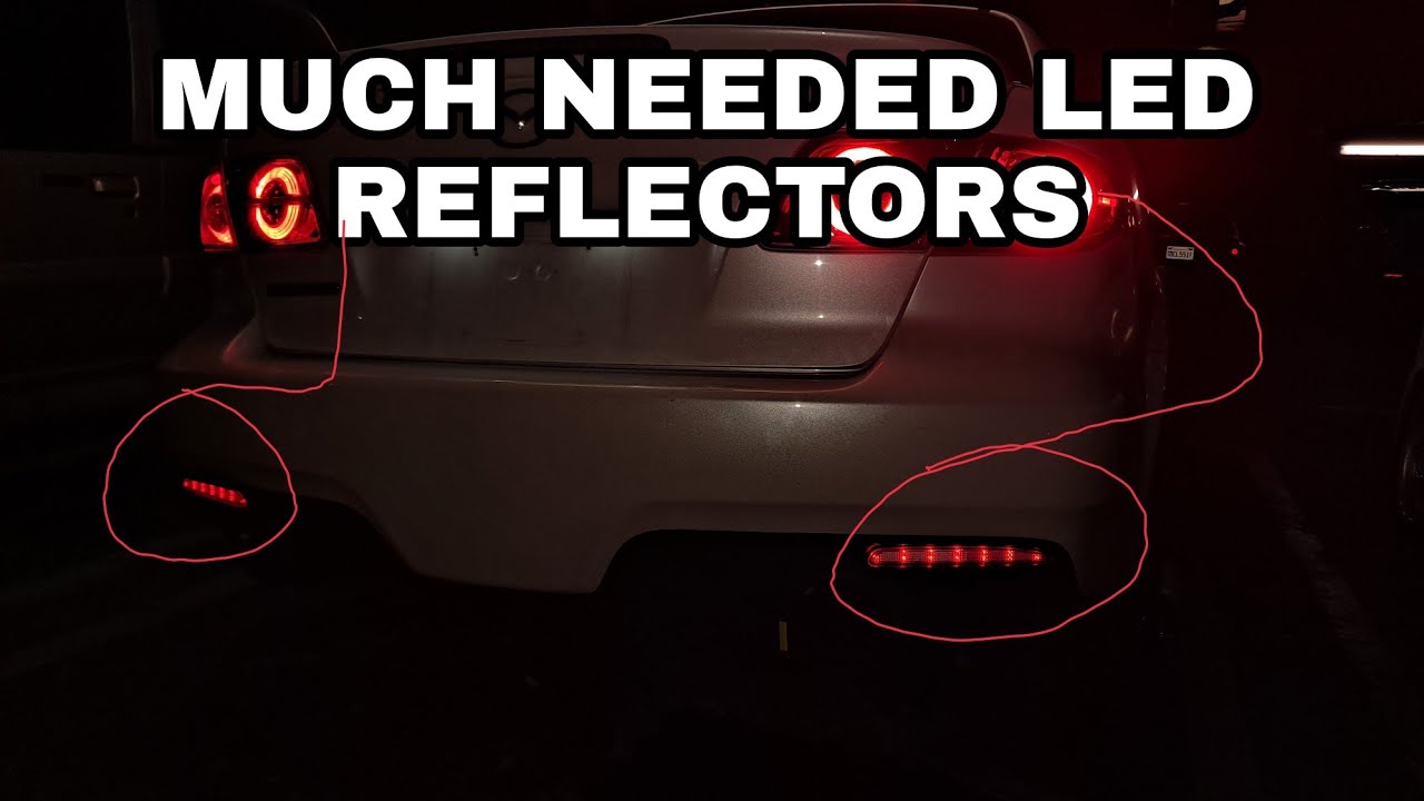 Installing Rear reflectors