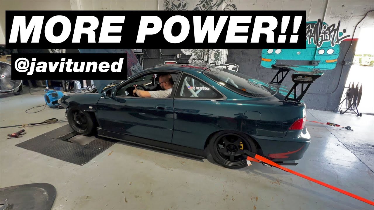 СТАНДАРТНЫЙ K24 TURBO INTEGRA ПОЛУЧАЕТ НАСТРОЙКУ НА ДИНОСТРОНЕ! *БОЛЕЕ 550 Л.С.*