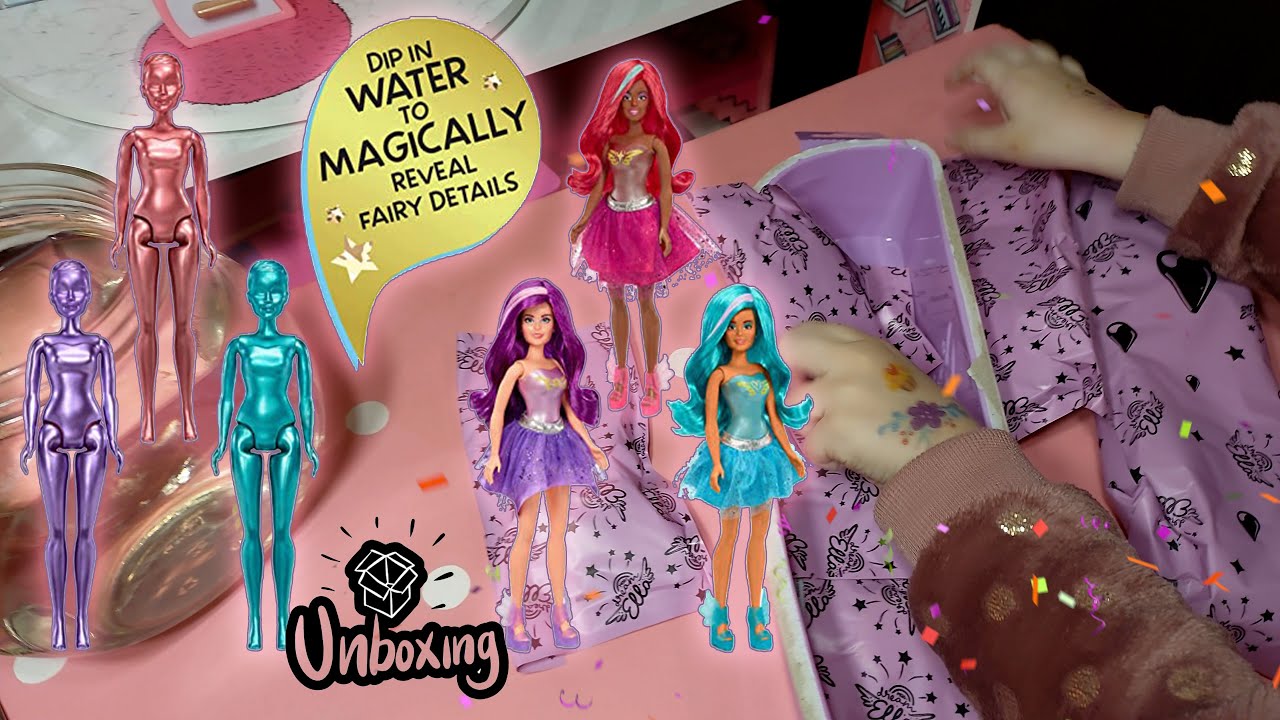 MGA Entertainment Dream Ella Color Change Surprise Fairies, Aria Purple Fashion Doll with 7+ Эрика!