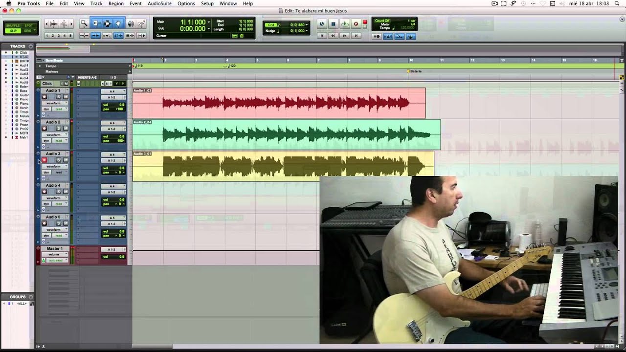 Grabando Guitarras en Pro tools