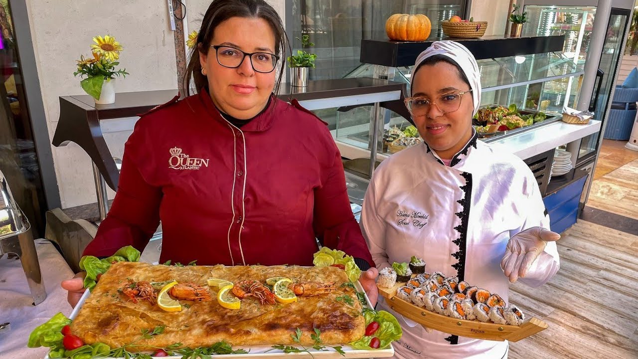 من اجمل# Restaurant Queen Atlantic Buffet a Volonté @#fadmatitrittv ​