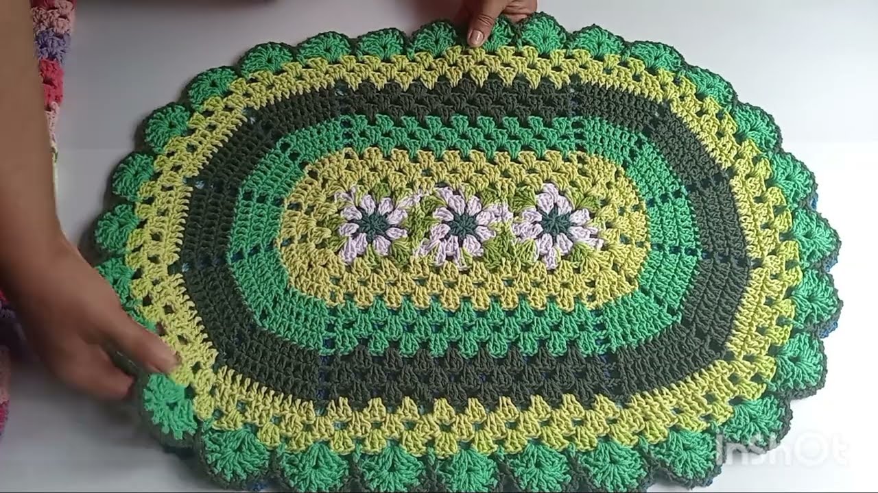 Produção de três tapetes avulsos com sobrinhas #comecando2026semsobras 