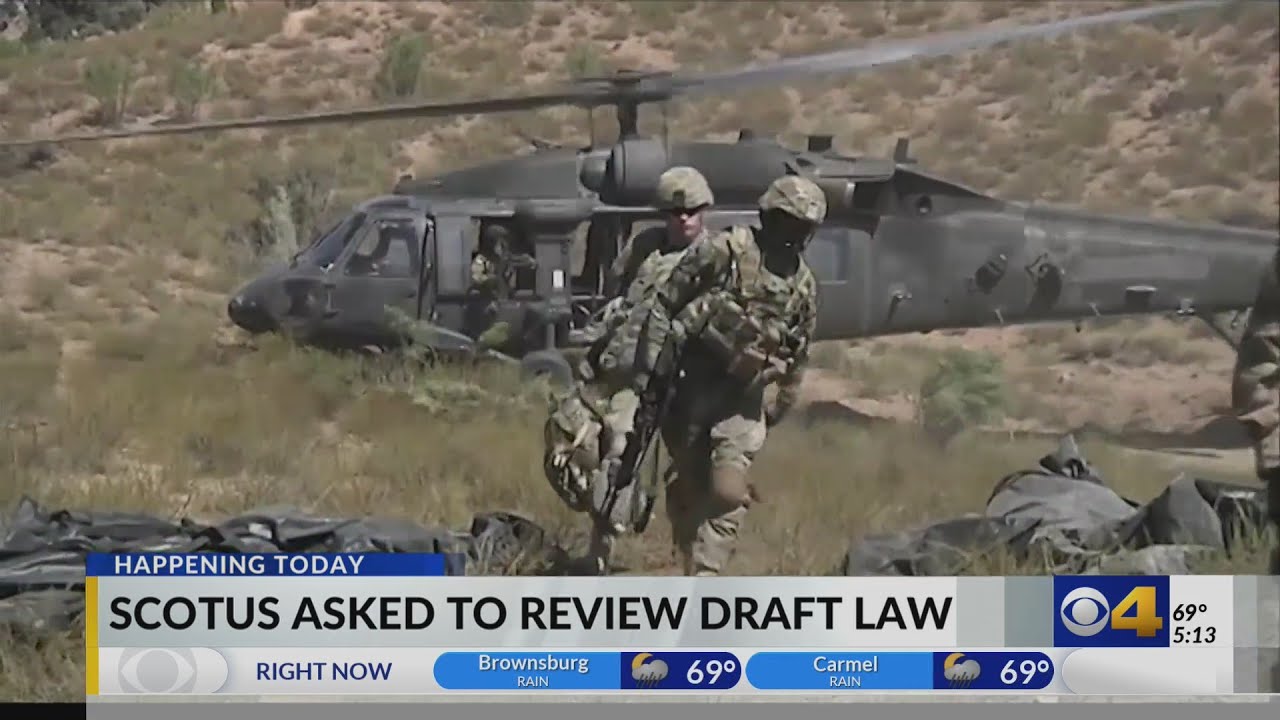 Supreme Court asked to review military draft law