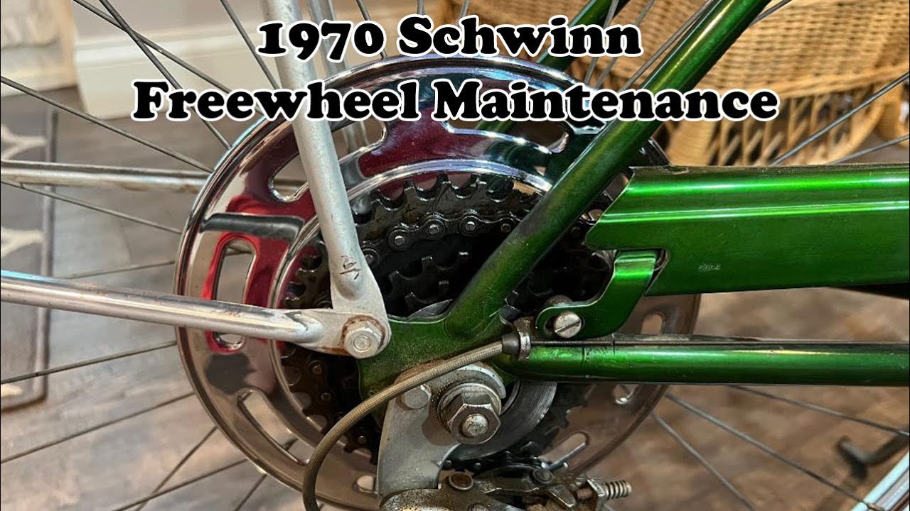 Техническое обслуживание муфты свободного хода Schwinn 1970 года