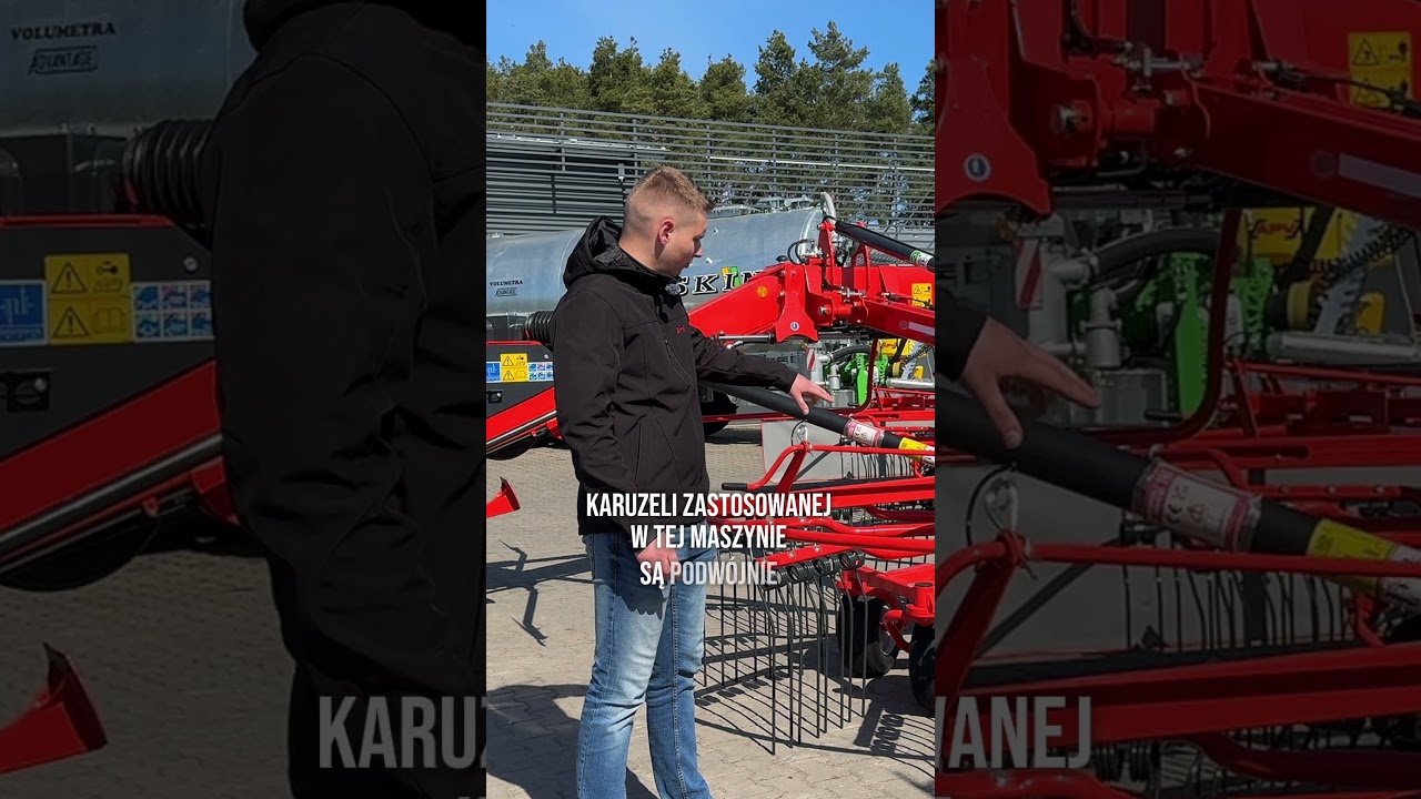 Zgrabiarka Kuhn GA 8030 💪🏻 #maszynyrolnicze #rolnictwo #kuhn