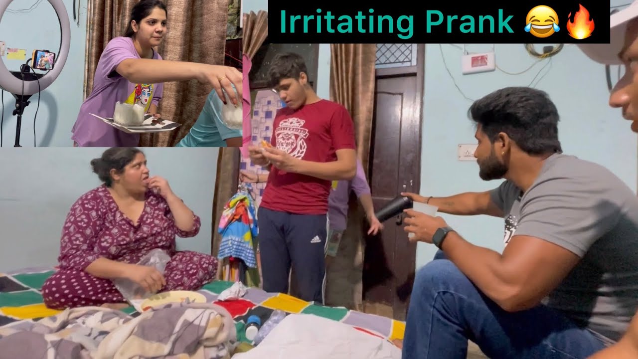 Irritating Prank On Kashish 🤣🔥 गुन्नू को पागल कर दिया आज तो 😂 सारा काम करा लिया मोटी से आज 🤪😝