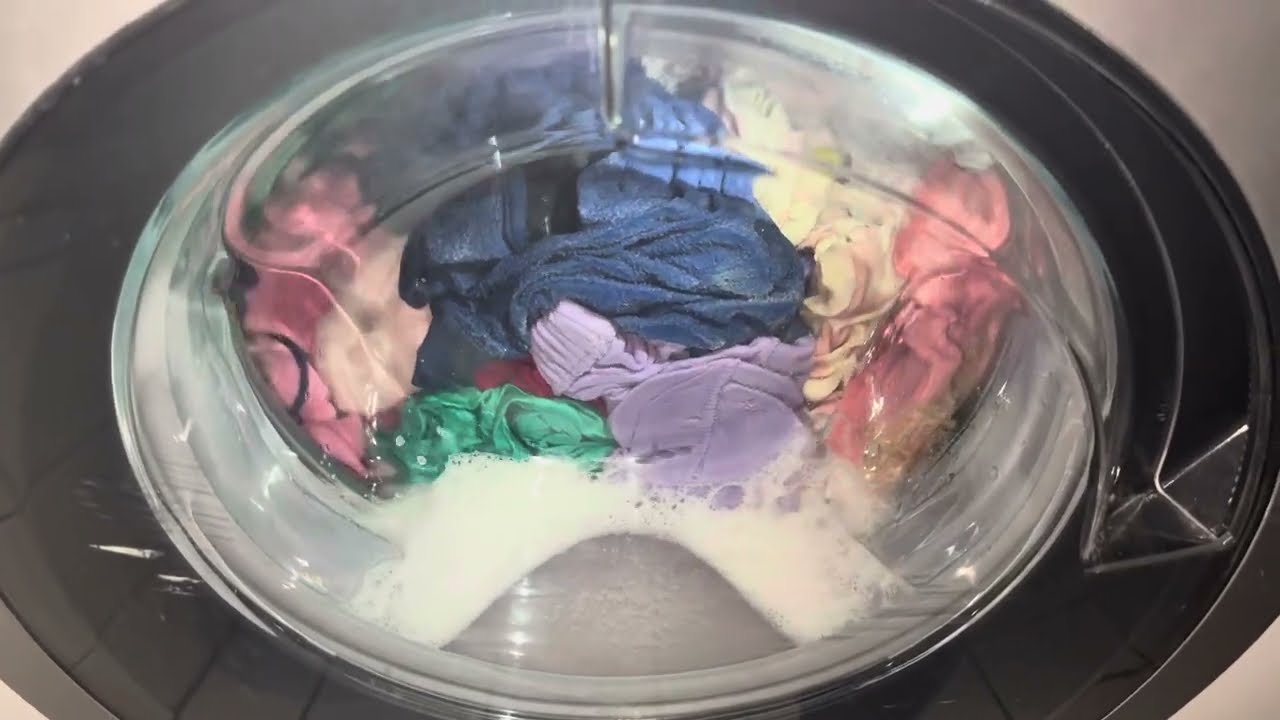 Bunte W&auml;sche waschen 🧺🌀|Ich benutze fast immer die gleichen Produkte 🧼 Baumwolle 40grad🌡️