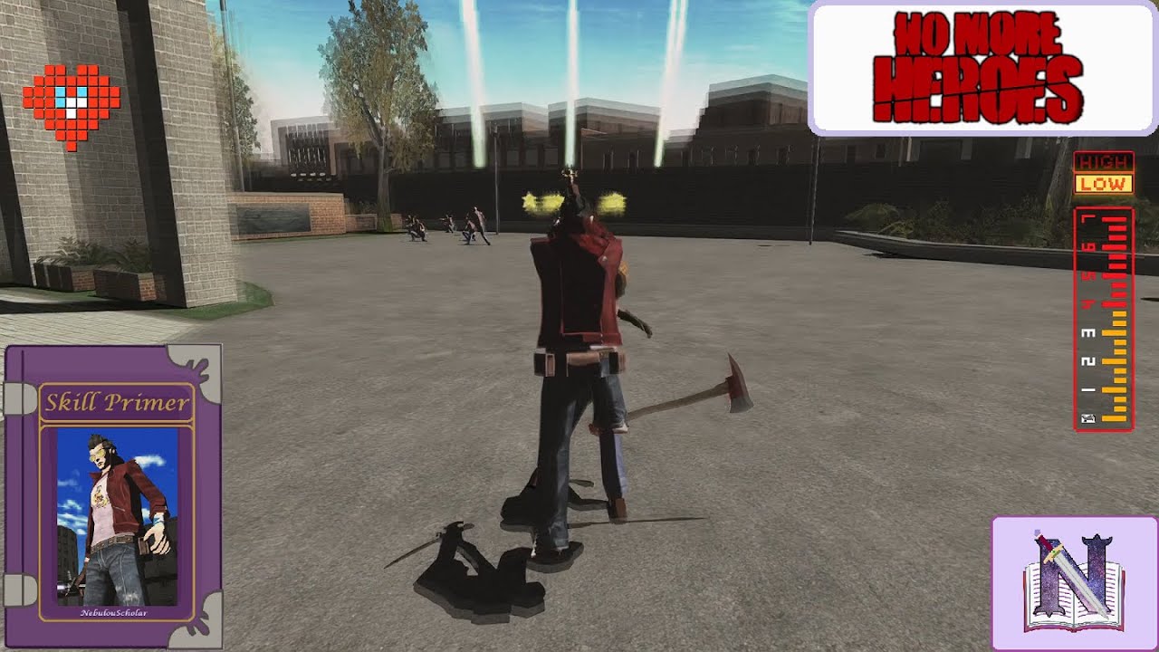 No More Heroes | All Beam Katana, Wrestling Moves & Dark Side Mode Attacks [Skill Primer]