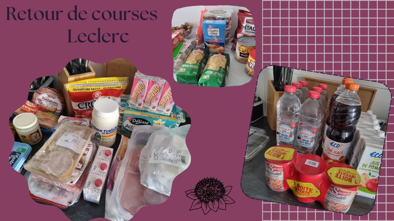Retour de courses Leclerc #7