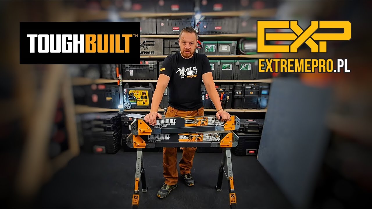 TOUGHBUILT - kobyłki / stojaki / stół roboczy