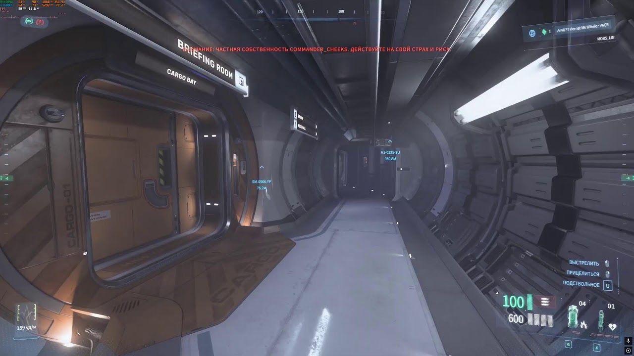 Star Citizen 4k Абордаж Idris (1vs10)