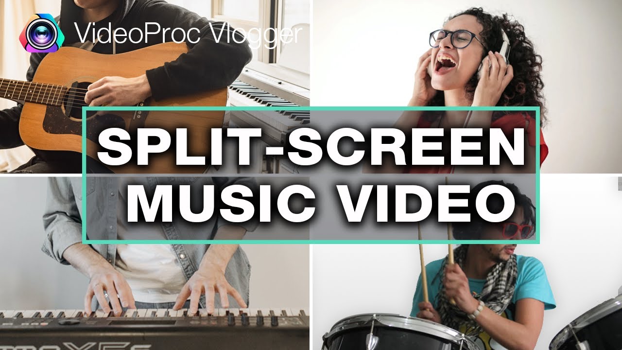 How to Make Split Screen Music Video Free & Easy in VideoProc Vlogger