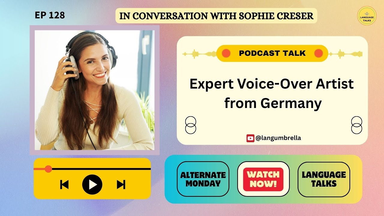 🎤🎼German Voice Artist Sophie Creser | Voice, Expression & Creativity🌟🎧📓