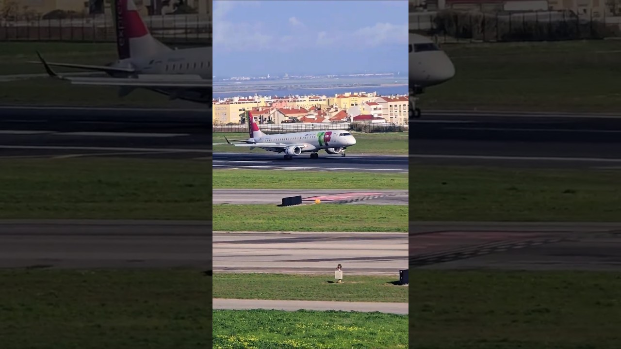 🛬 Pouso Suave e Perfeito do Embraer ✈️🇵🇹 