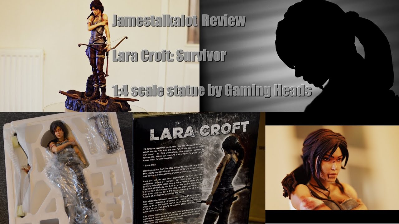 Lara Croft: Survivor by Gaming Heads statue review 1080p