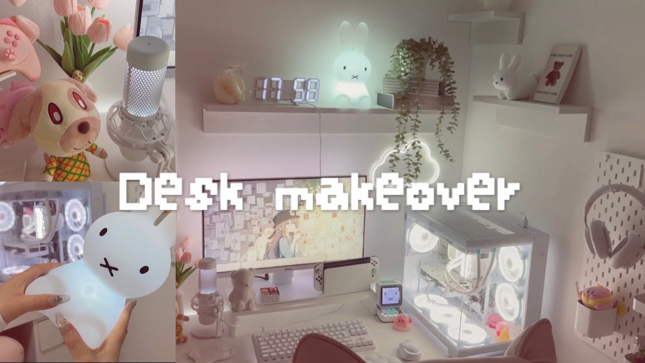 休日引きこもり主婦のゲーム部屋のデスク模様替えするvlog 原神