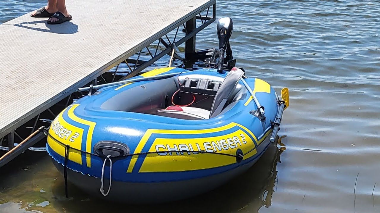 Attaching A Trolling Motor To Small Inflatable boat/Intex Challenger 2