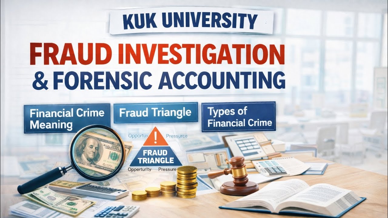Fraud investigations and forensic accounting topic 1 Kuk university 