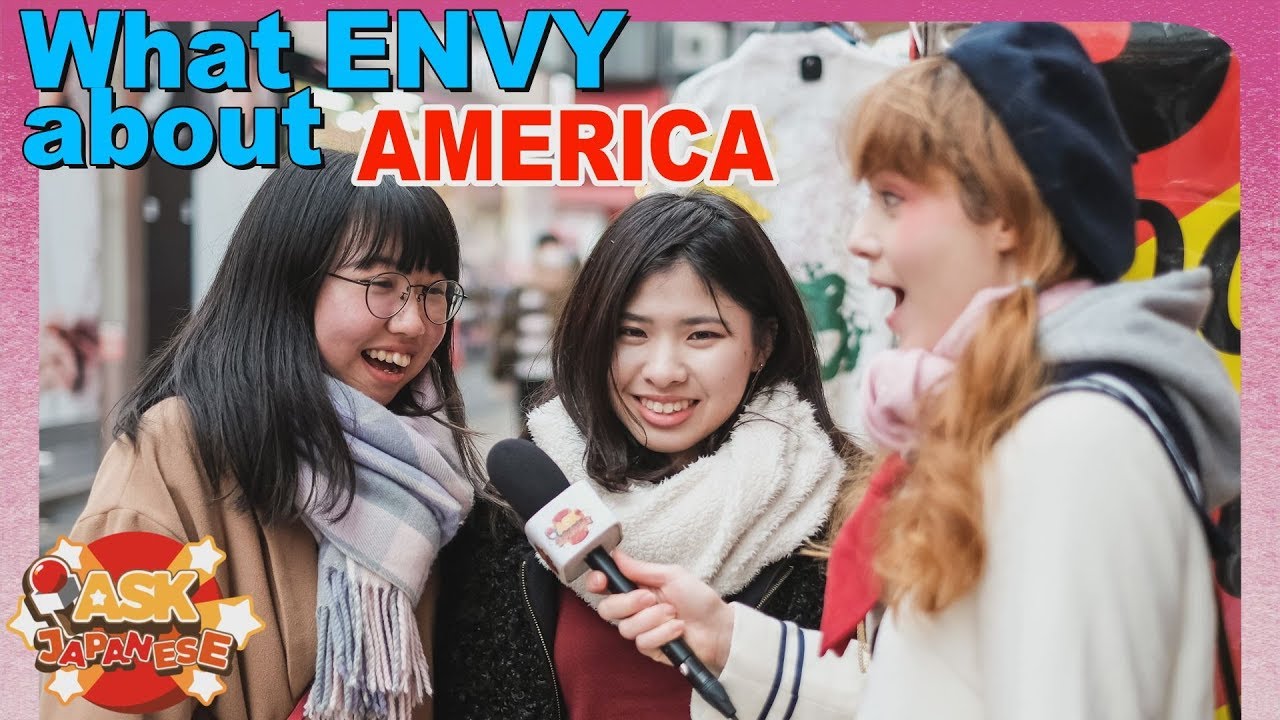 JEALOUS? What Japanese young people ENVY about Americans.