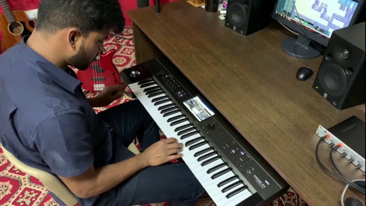 Ab mujhe raat din - Deewana(Album) sonu nigam - Piano cover by sarvesh george.