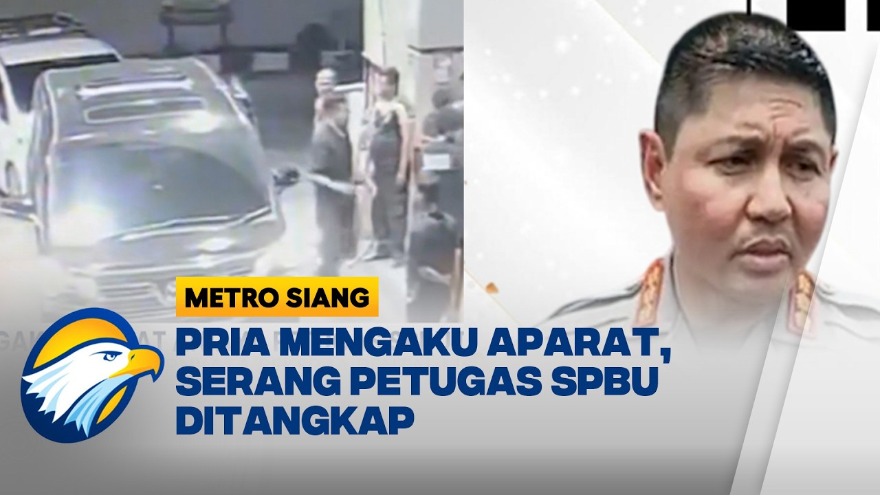 Pria Mengaku Aparat, Aniaya Petugas SPBU di Cipinang - [Metro Siang]