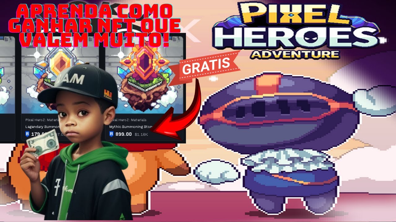 Pixel Heroes Adventure: Descubra Como Ganhar de $4 a $1.000 dolar Jogando em 2025!