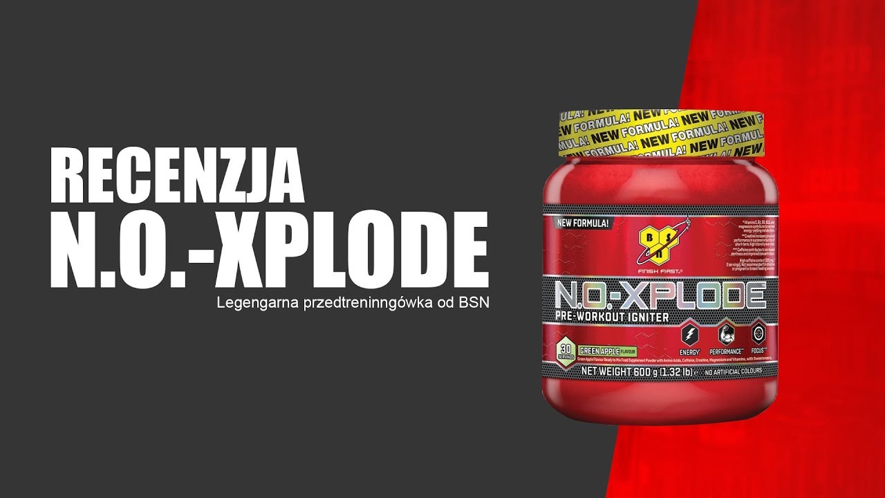 BSN NO Xplode 3.0 - Recenzja legendarnej przedtrening&oacute;wki