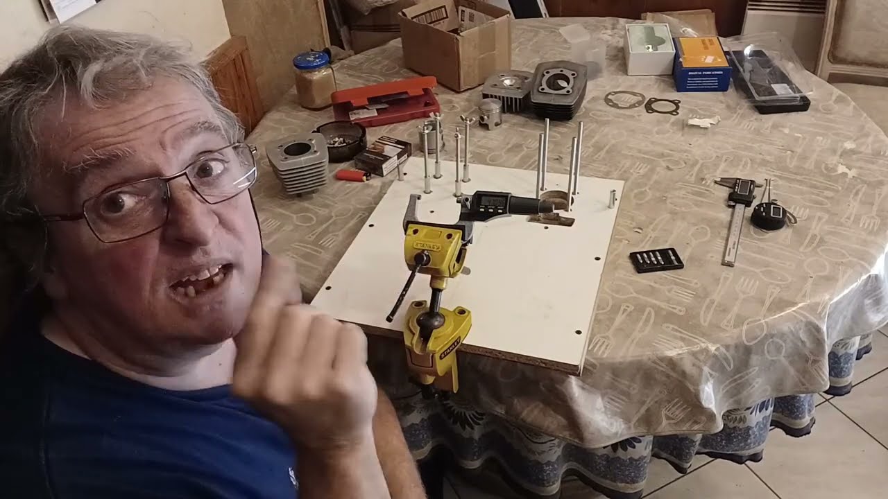 Métrologie contrôle d’alésage d’un cylindre AIRSAL T6 65cc