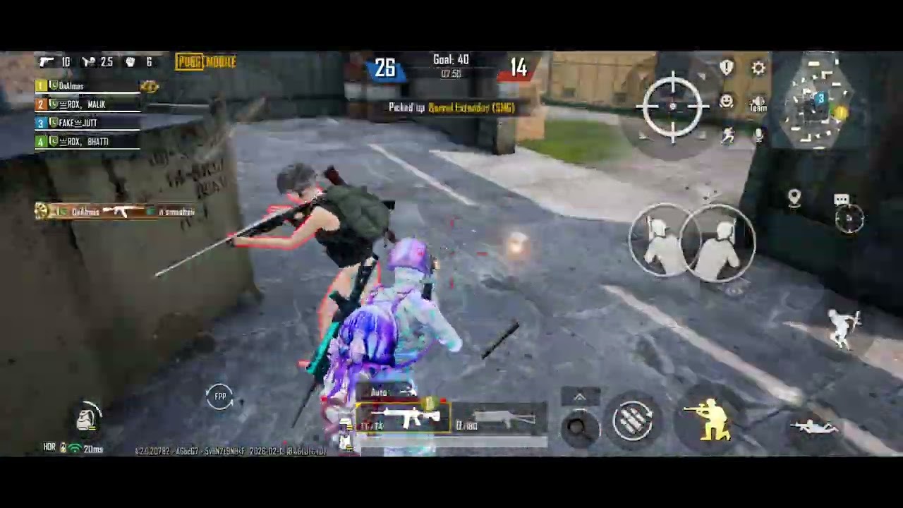 TRAINING mach  in pubg mobile for training 