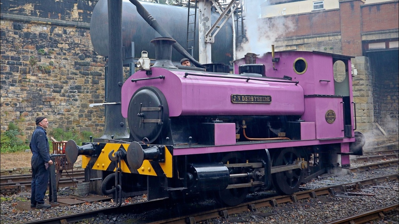 JN Derbyshire shuttles around Bury Bolton Street | East Lancashire Railway | Autumn Gala 2025