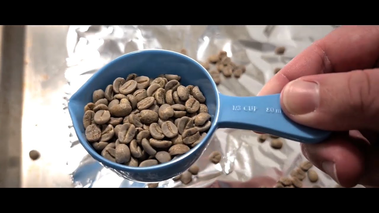 First time roasting coffee at home